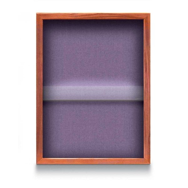 United Visual Products Indoor Enclosed Combo Board, 48"x36", Black Frame/Grey & Keylime UVCB4836B-GREY-KEYLIME